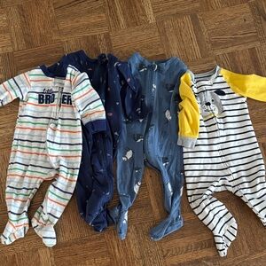 Carter's Kids Footies - Stripes and Animal Prints
